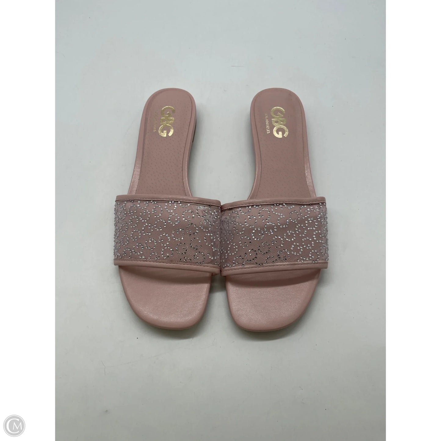 Sandals Flats By Clothes Mentor In Pink, Size: 8