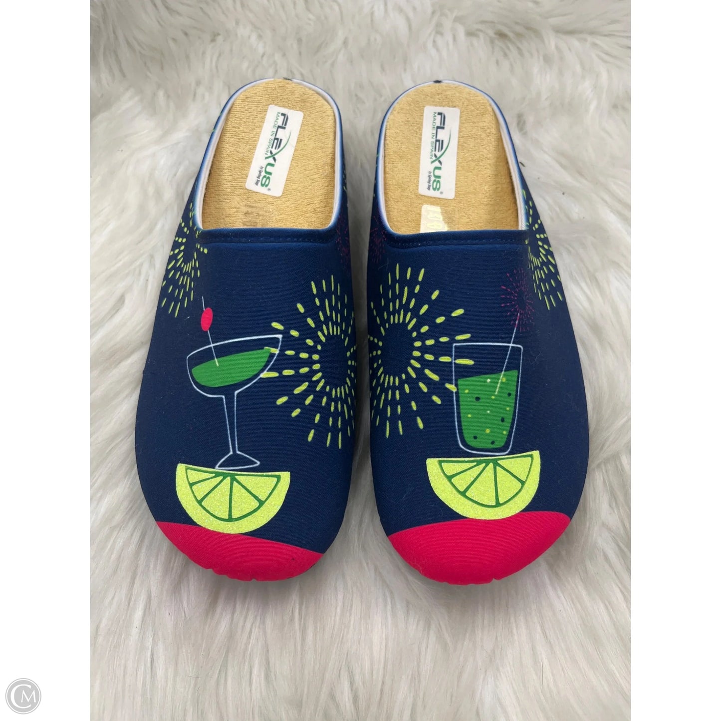 Shoes Flats By Clothes Mentor In Blue, Size: 10.5