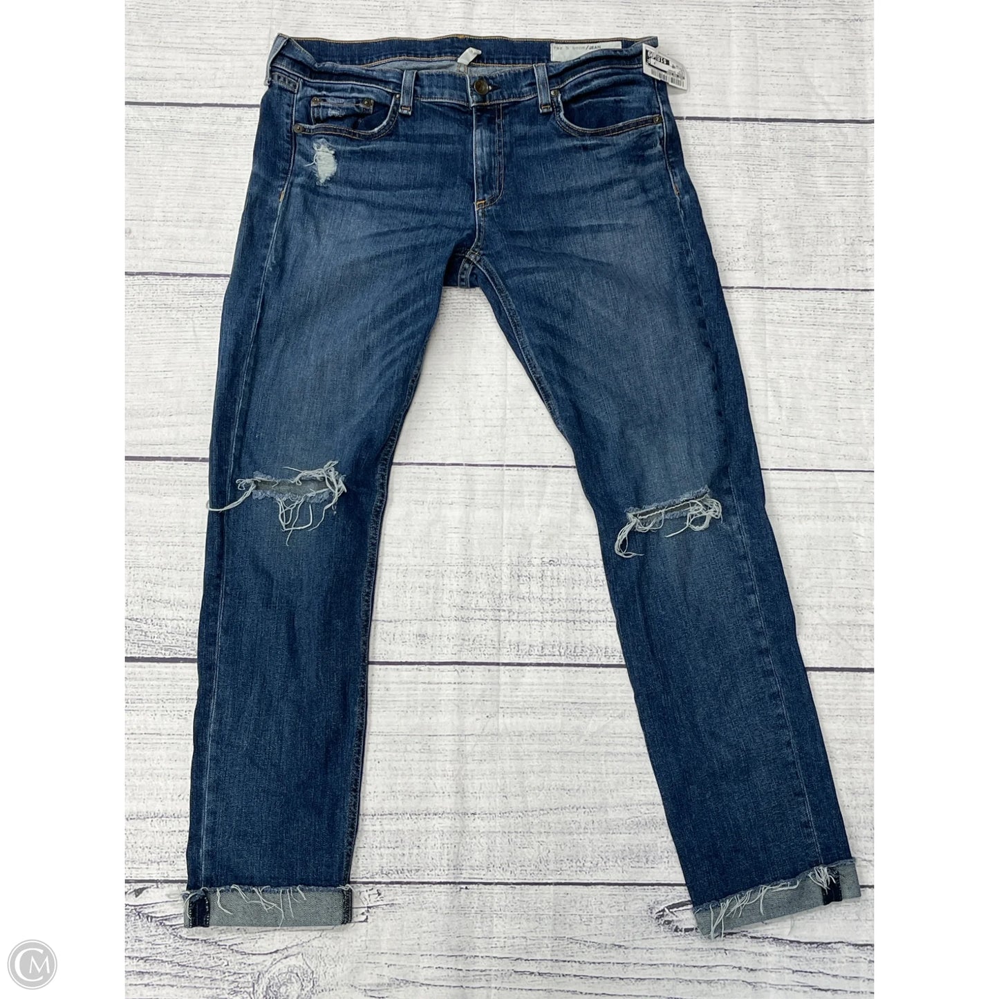 Jeans Skinny By Rag And Bone In Blue, Size: 10