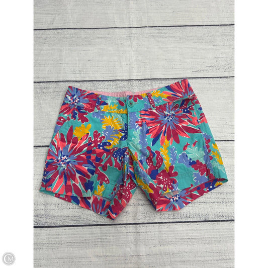 Shorts Designer By Lilly Pulitzer In Aqua, Size: 0p