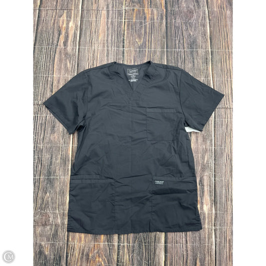 Top Short Sleeve By Cherokee In Grey, Size: S