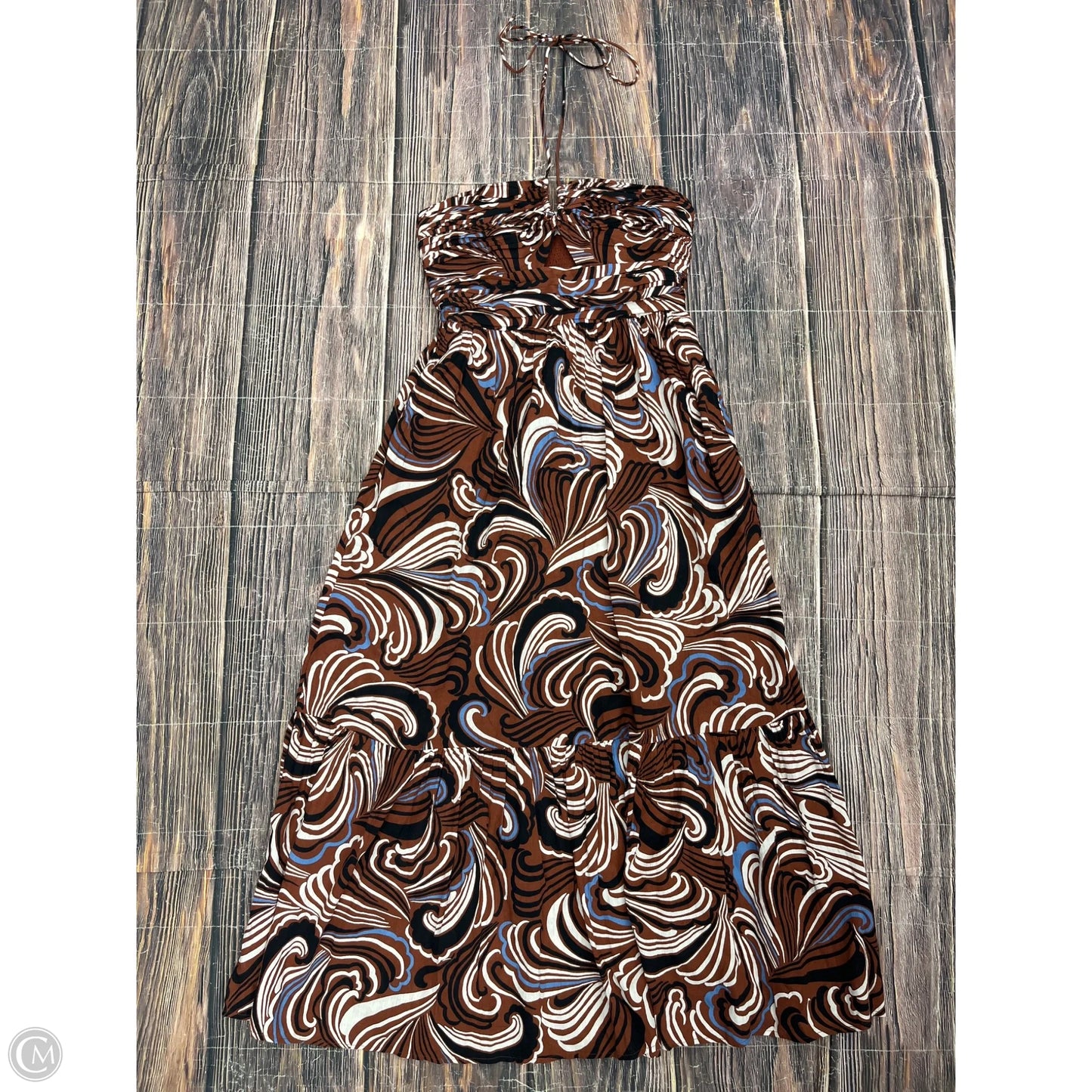 Dress Casual Maxi By Loft In Brown, Size: S
