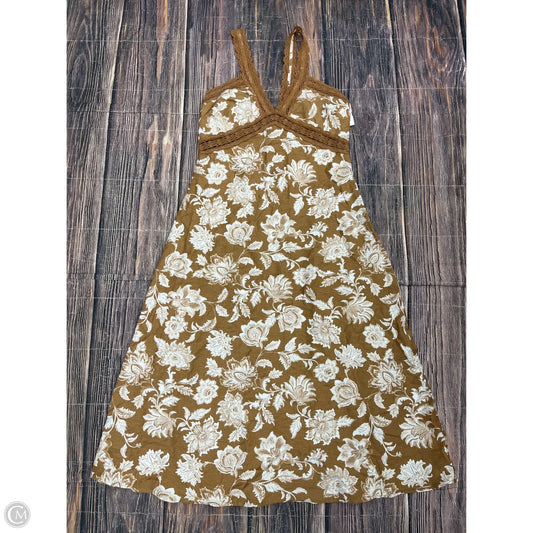 Dress Casual Maxi By Loft In Brown, Size: 6