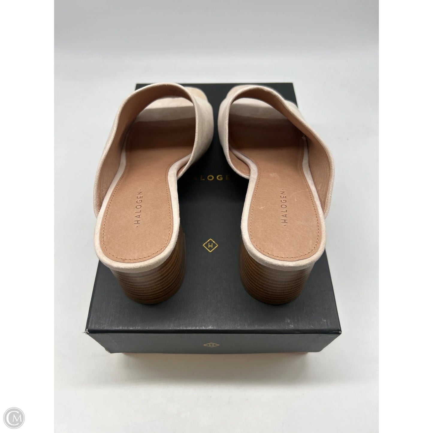 Sandals Heels Block By Halogen In Cream, Size: 8