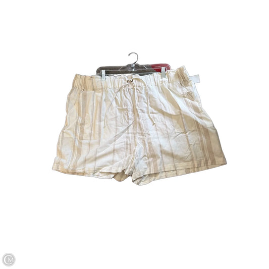 Shorts By Falls Creek In Cream, Size: 3x