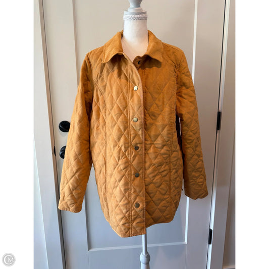 Coat Other By D&co. In Yellow, Size: L
