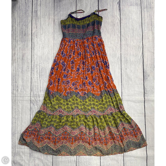 Dress Casual Maxi By Anthropologie In Multi-colored, Size: M