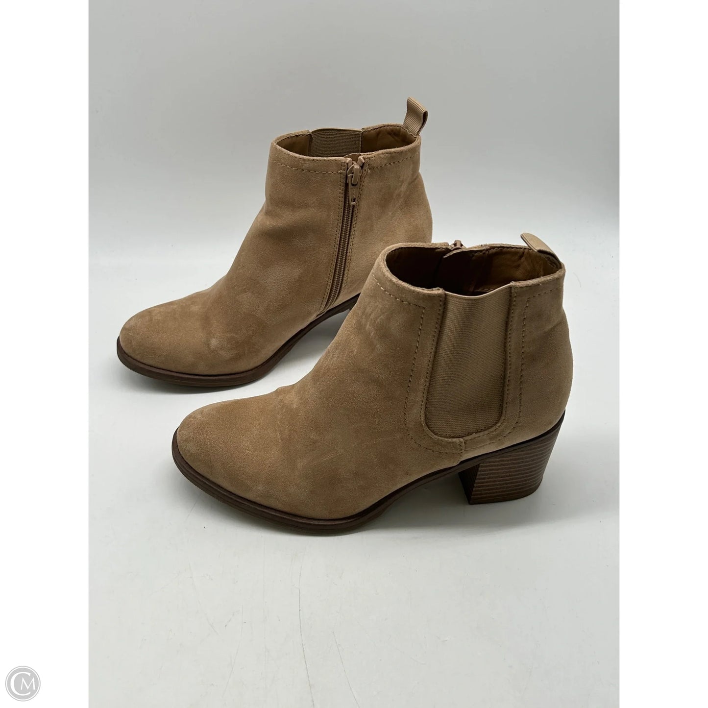 Boots Ankle Heels By Sonoma In Tan, Size: 8.5