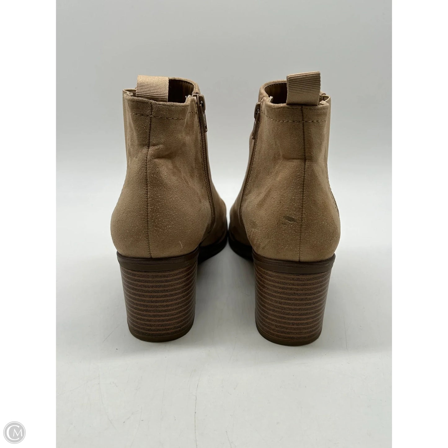 Boots Ankle Heels By Sonoma In Tan, Size: 8.5