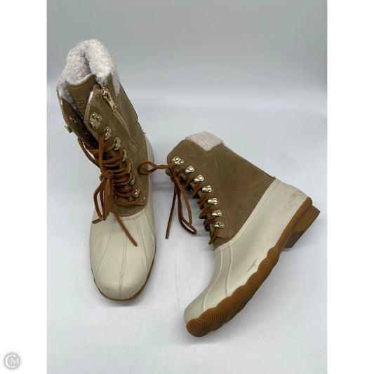 Boots Snow By Sperry In White, Size: 9