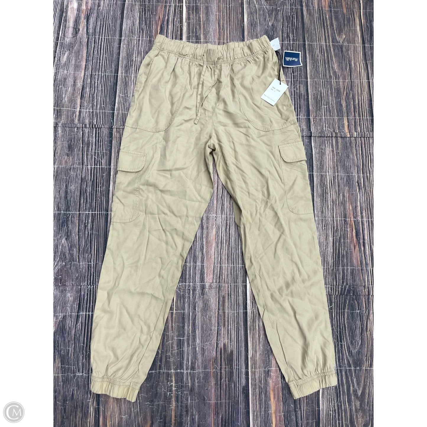 Pants Joggers By Clothes Mentor In Tan, Size: L