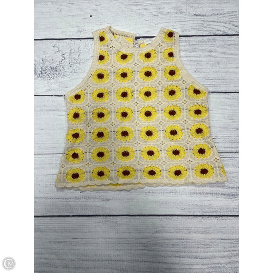 Top Sleeveless By Rebellion In Yellow, Size: M