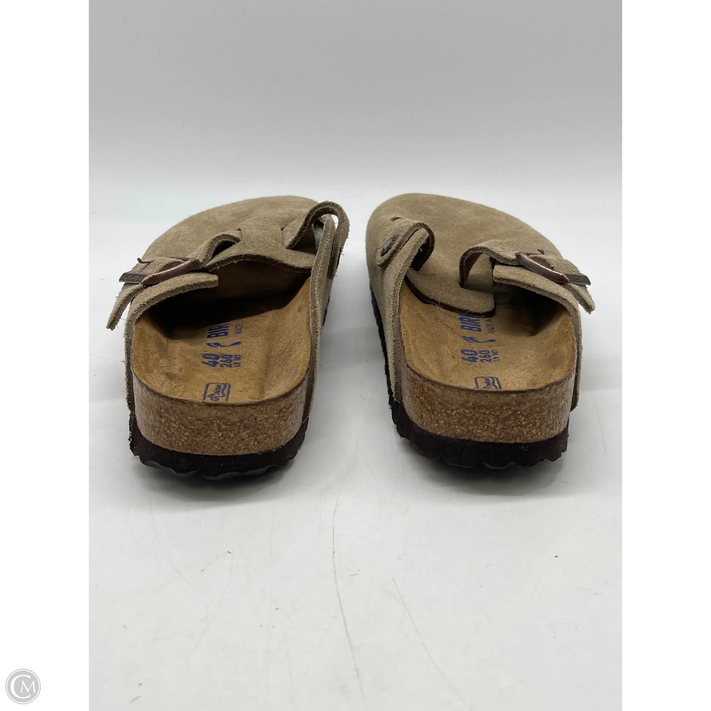 Shoes Flats By Birkenstock In Tan, Size: 9