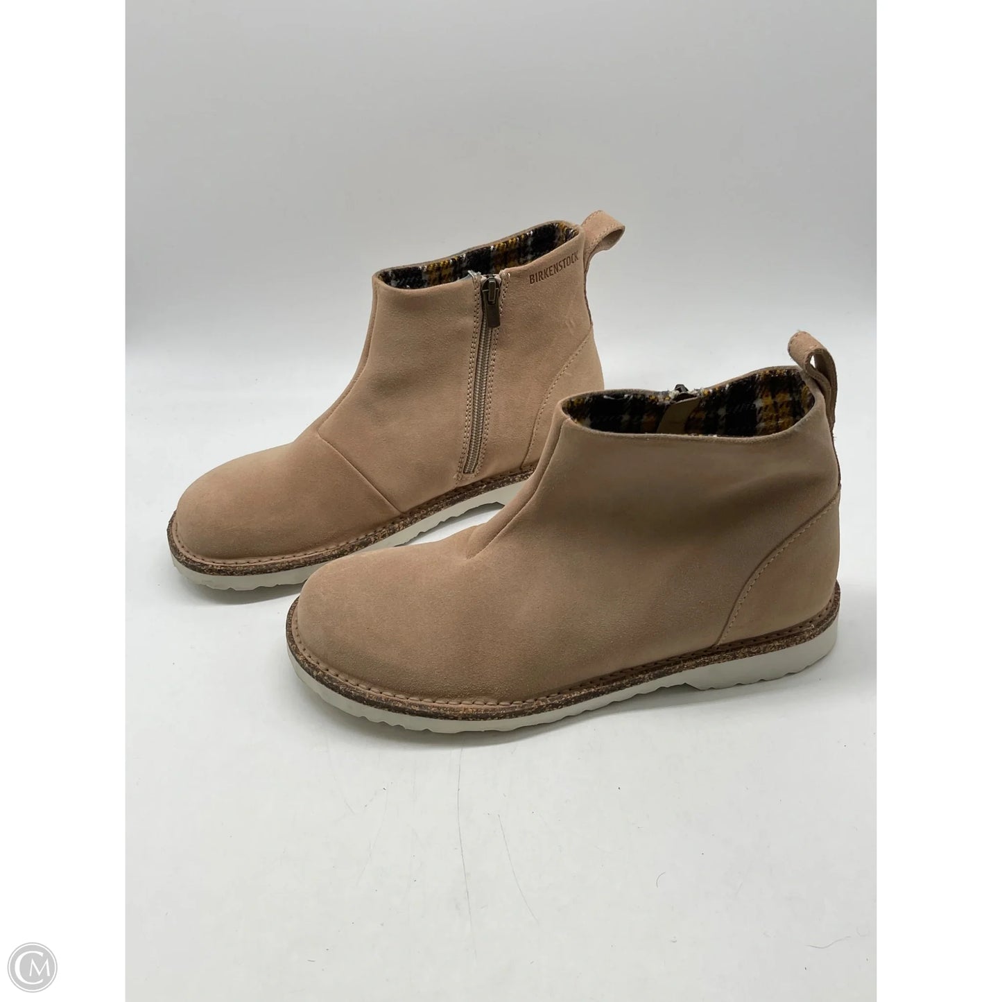 Boots Ankle Flats By Birkenstock In Tan, Size: 9