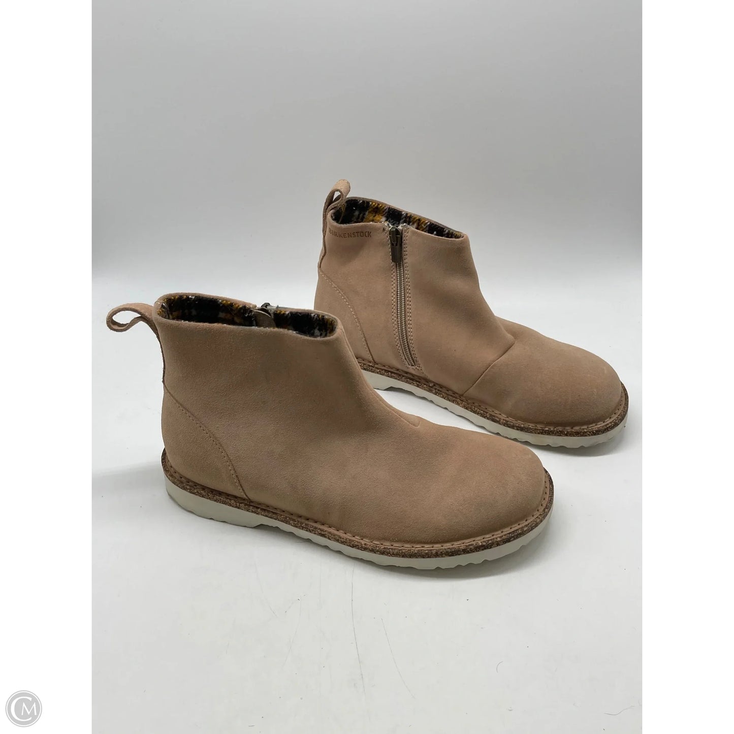 Boots Ankle Flats By Birkenstock In Tan, Size: 9