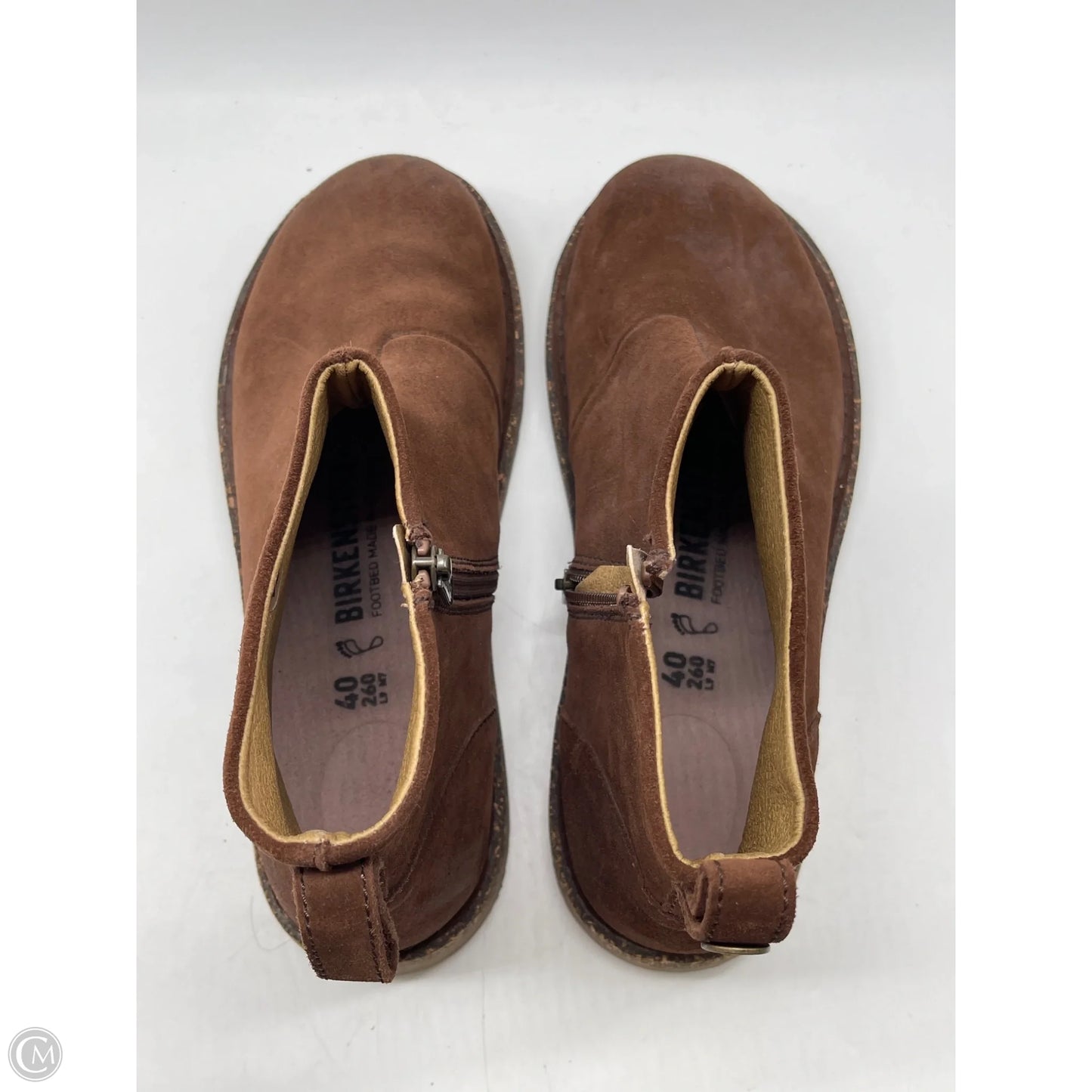 Boots Ankle Flats By Birkenstock In Brown, Size: 9