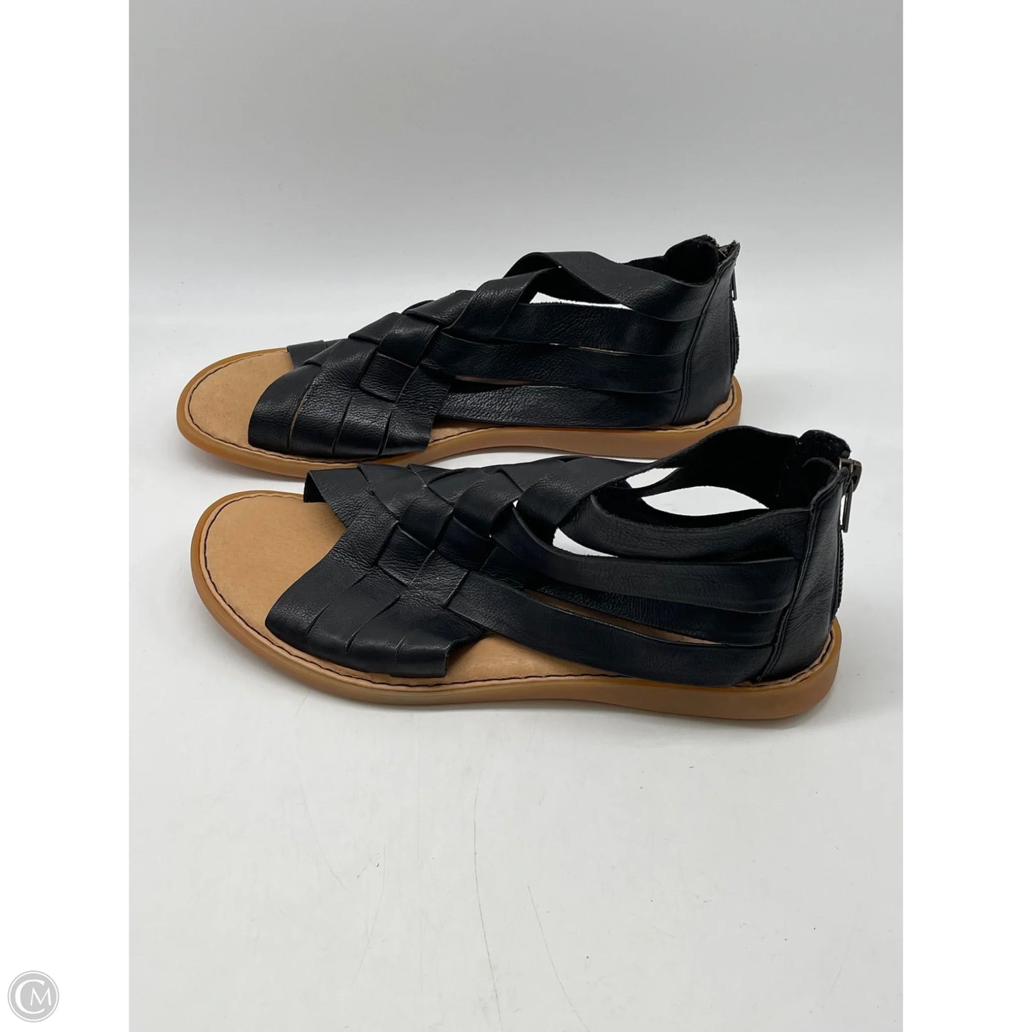 Sandals Flats By Born In Black, Size: 10