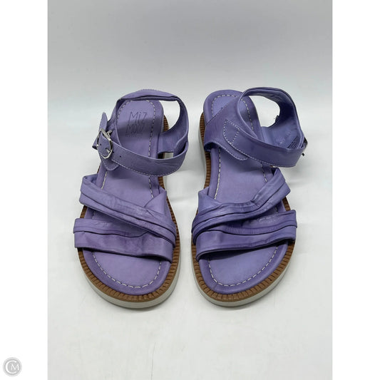 Sandals Flats By Miz Mooz In Purple, Size: 10.5
