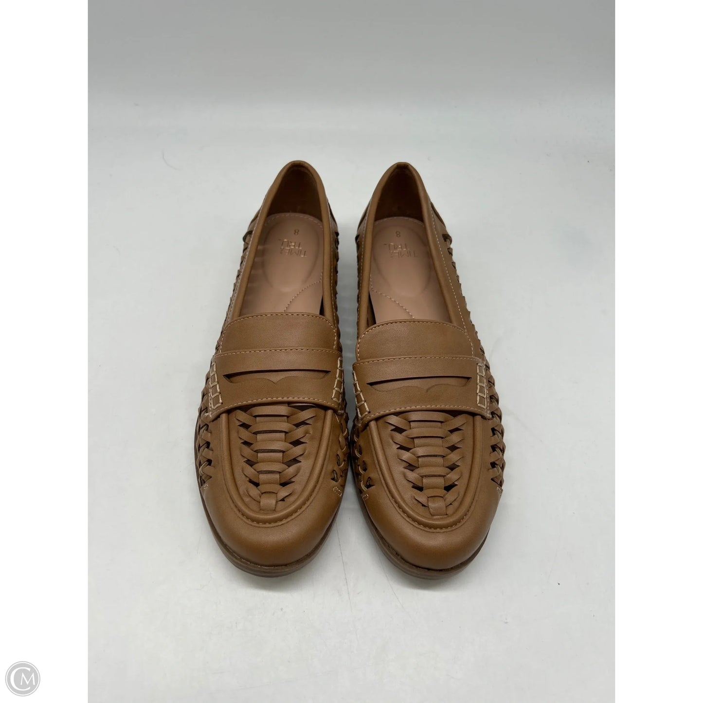 Shoes Flats By Time And Tru In Brown, Size: 8