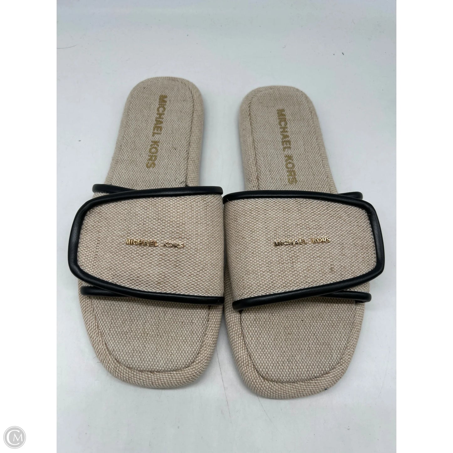 Sandals Designer By Michael Kors In Tan, Size: 9