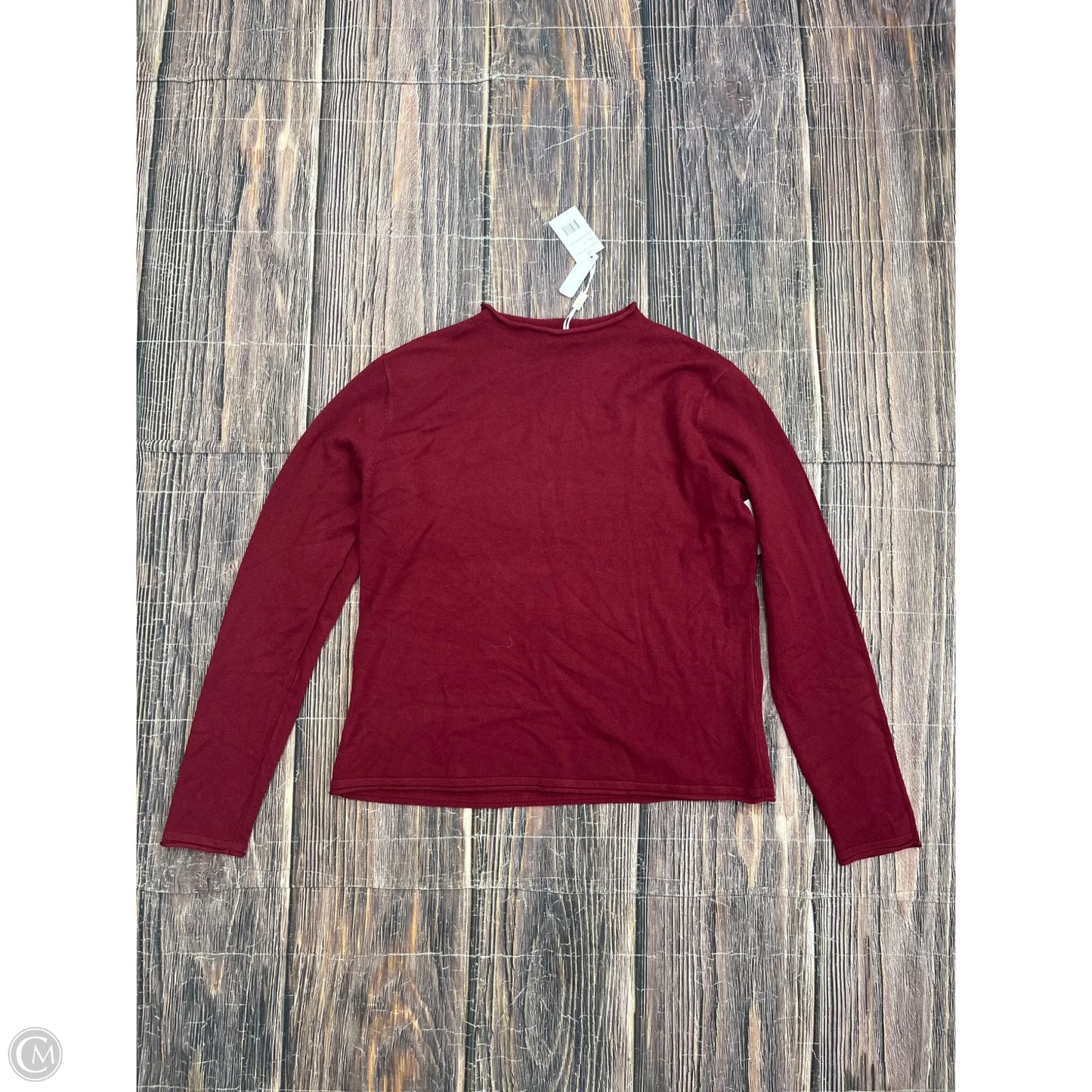 Top Long Sleeve By Vila Milano In Red, Size: M