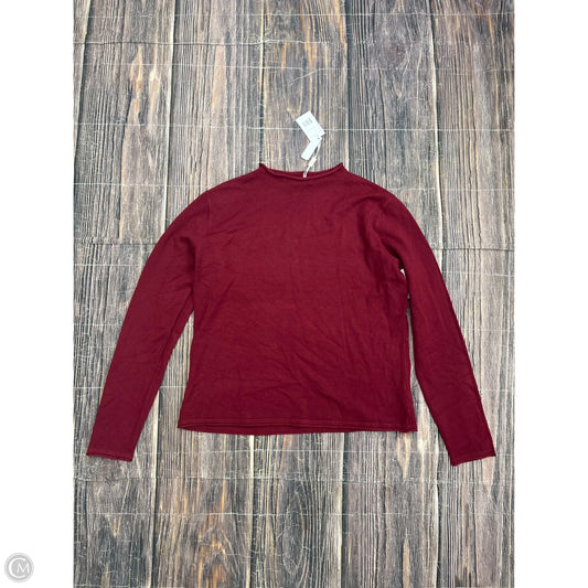 Top Long Sleeve By Vila Milano In Red, Size: M