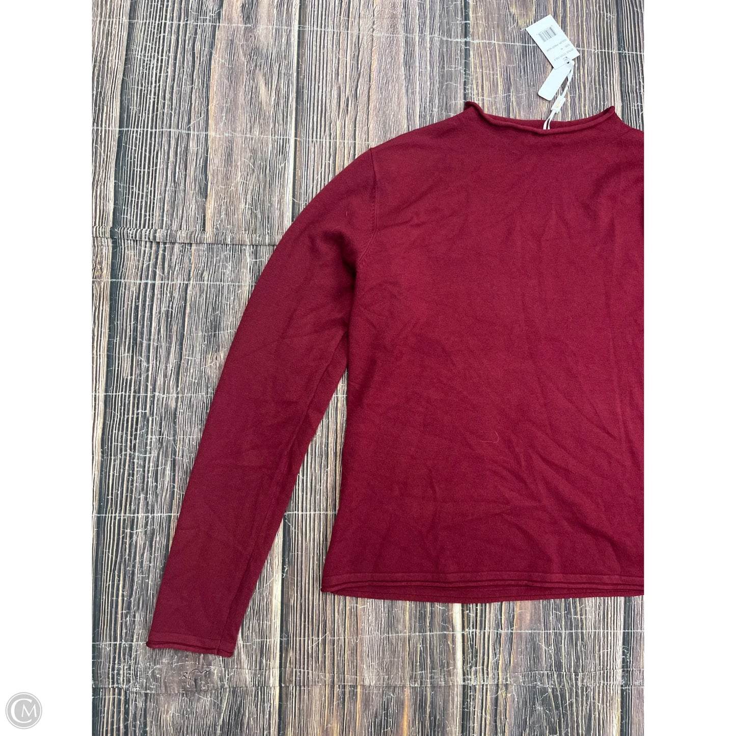 Top Long Sleeve By Vila Milano In Red, Size: M