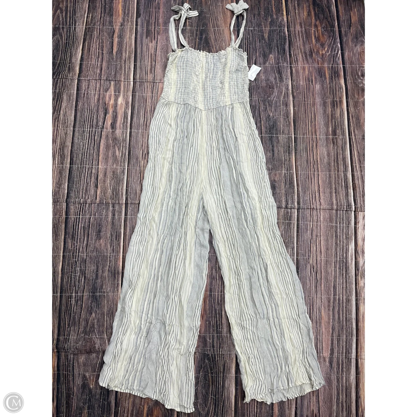 Jumpsuit By Japna In Cream, Size: M
