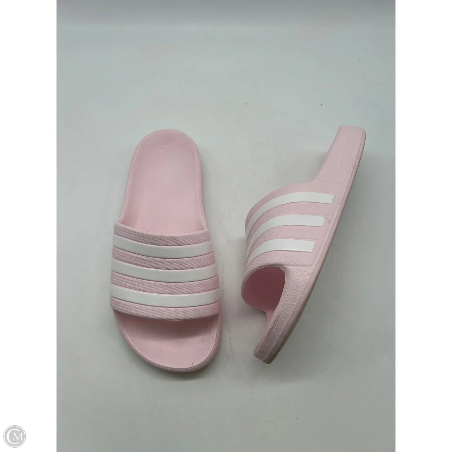 Sandals Flats By Adidas In Pink, Size: 5