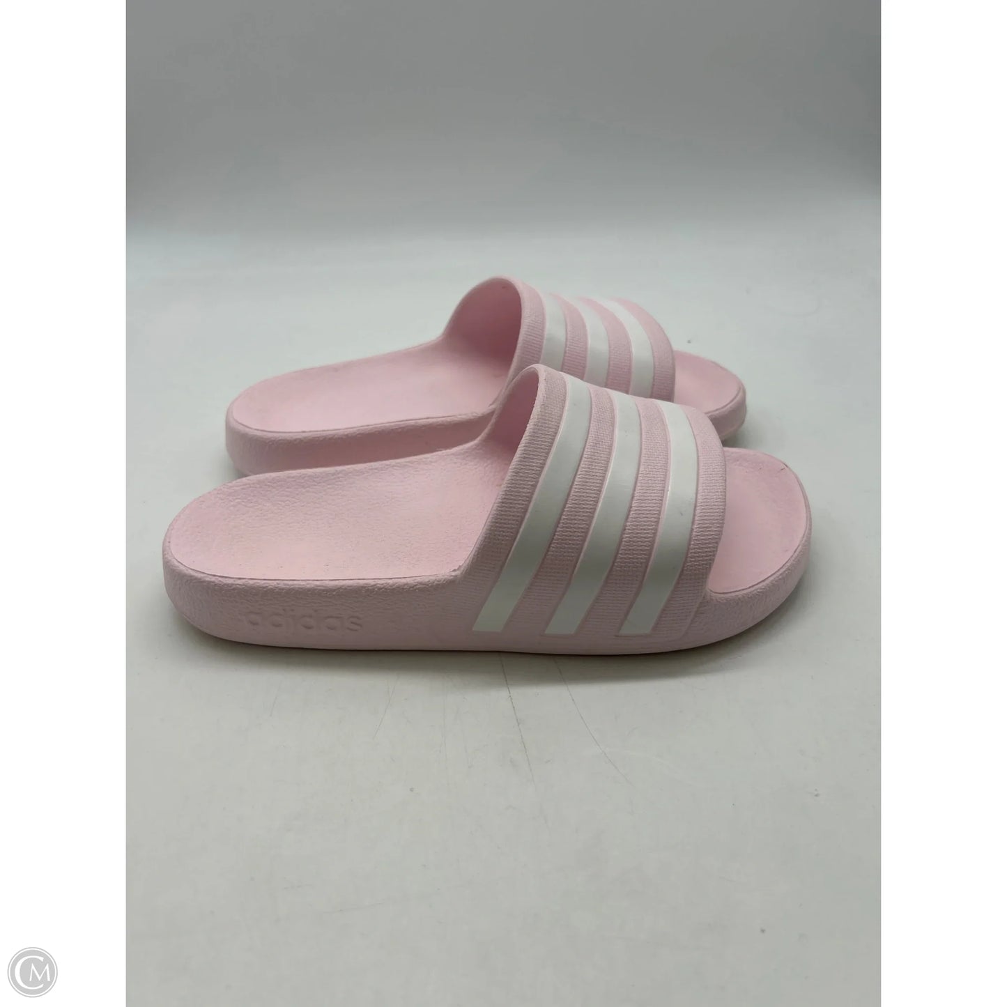 Sandals Flats By Adidas In Pink, Size: 5