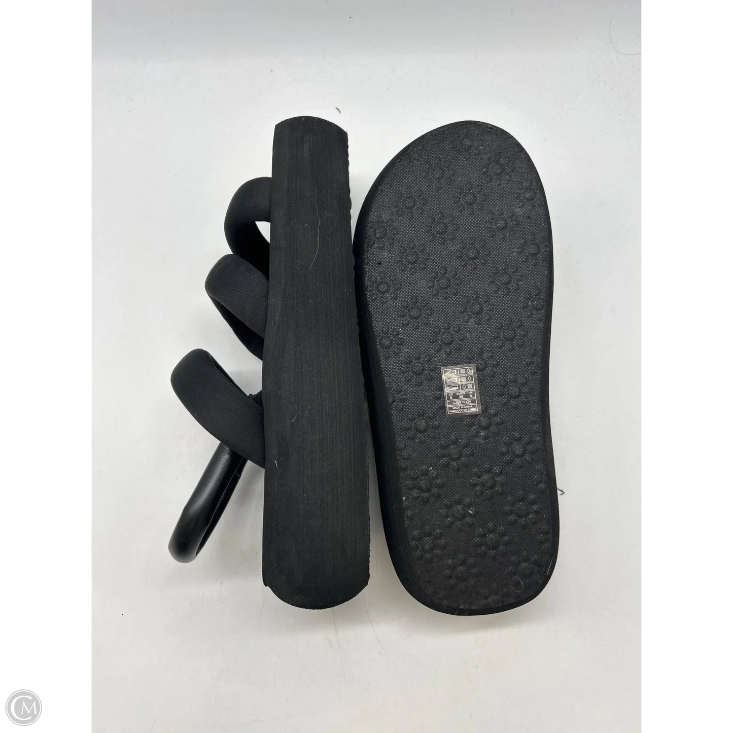 Sandals Heels Platform By Rocket Dogs In Black, Size: 8