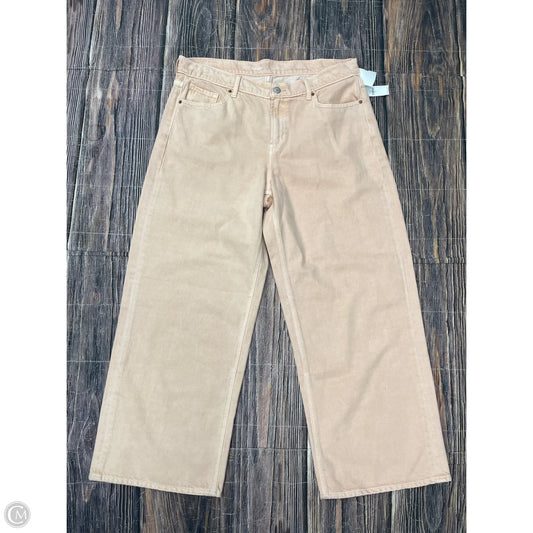 Jeans Wide Leg By Old Navy In Pink, Size: 14