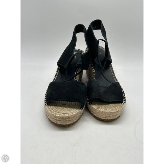 Sandals Heels Wedge By Eileen Fisher In Black, Size: 8