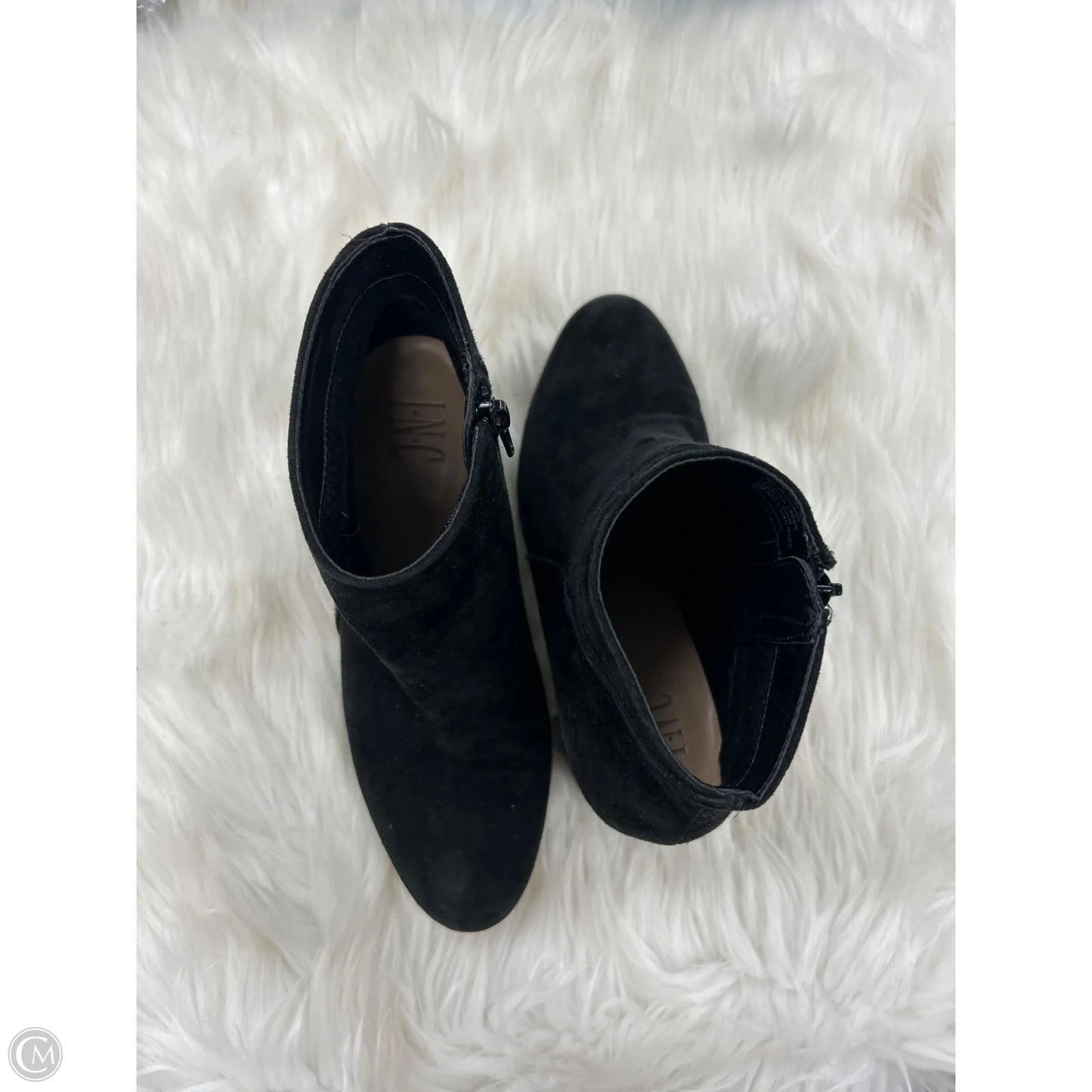 Boots Ankle Heels By Inc In Black, Size: 8
