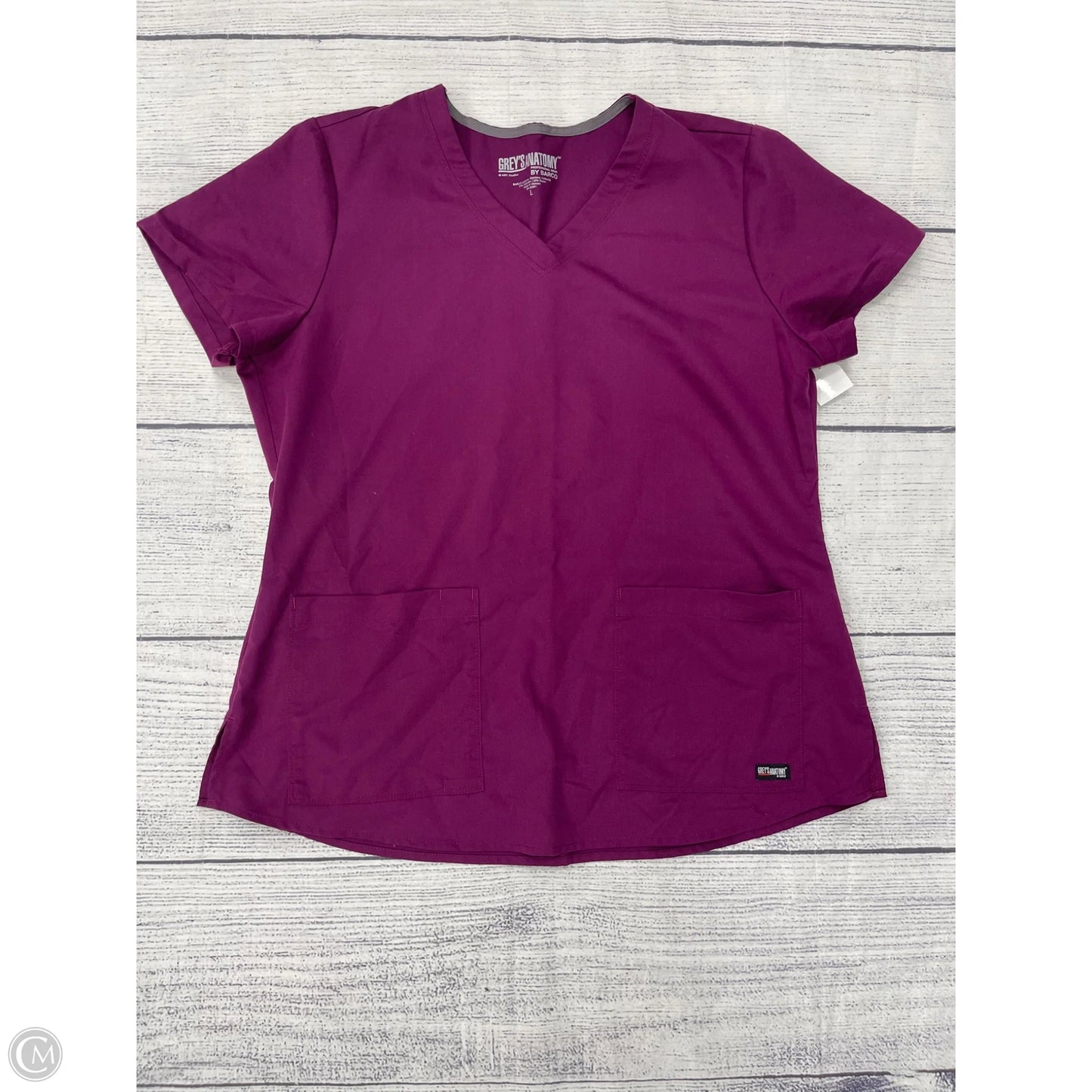 Top Short Sleeve By Clothes Mentor In Purple, Size: L