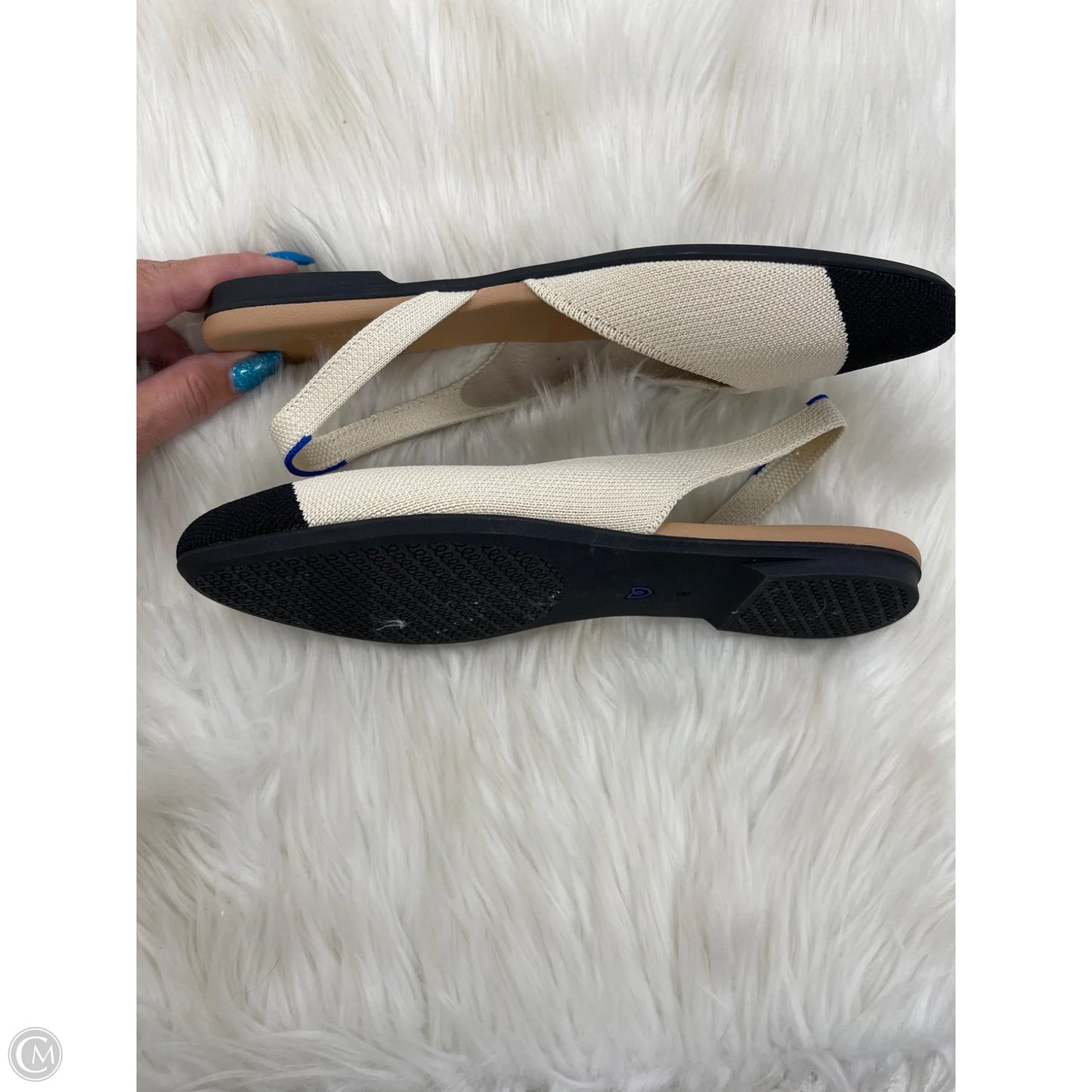 Shoes Flats By Rothys In Cream, Size: 8