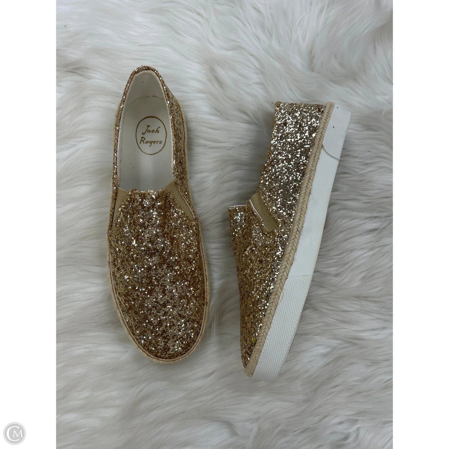 Shoes Sneakers By Jack Rogers In Gold, Size: 8
