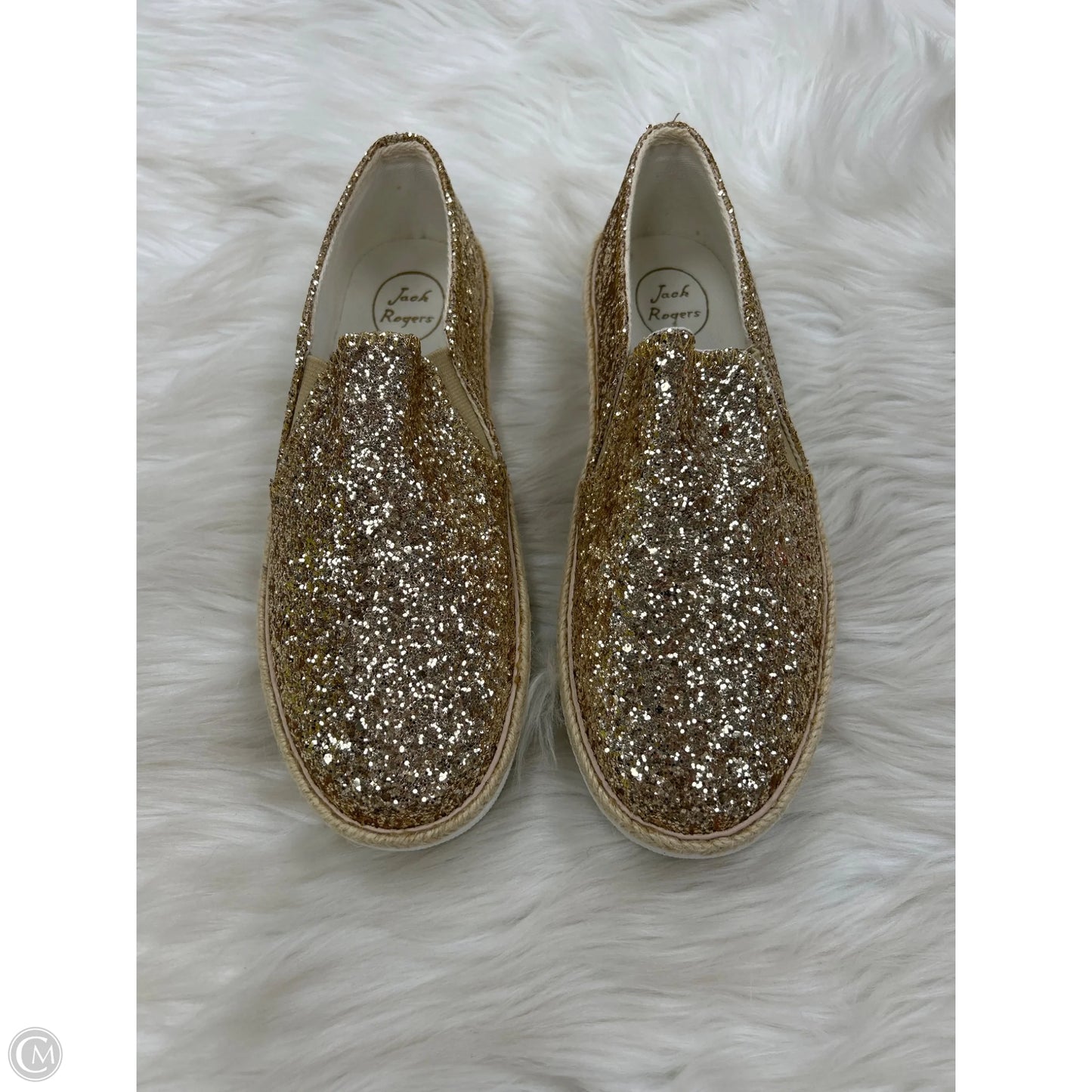 Shoes Sneakers By Jack Rogers In Gold, Size: 8