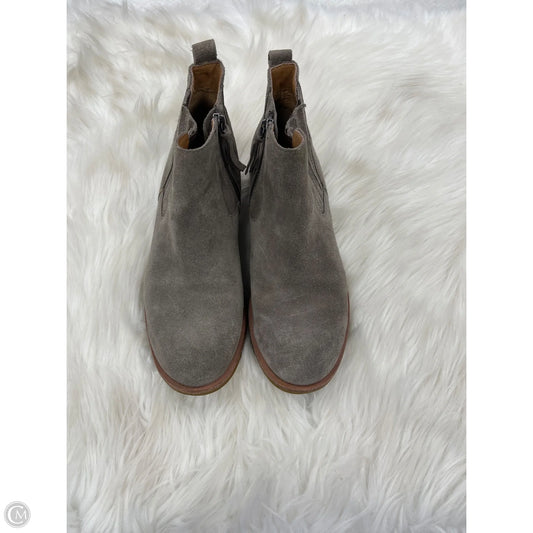 Boots Ankle Heels By Sofft In Tan, Size: 7