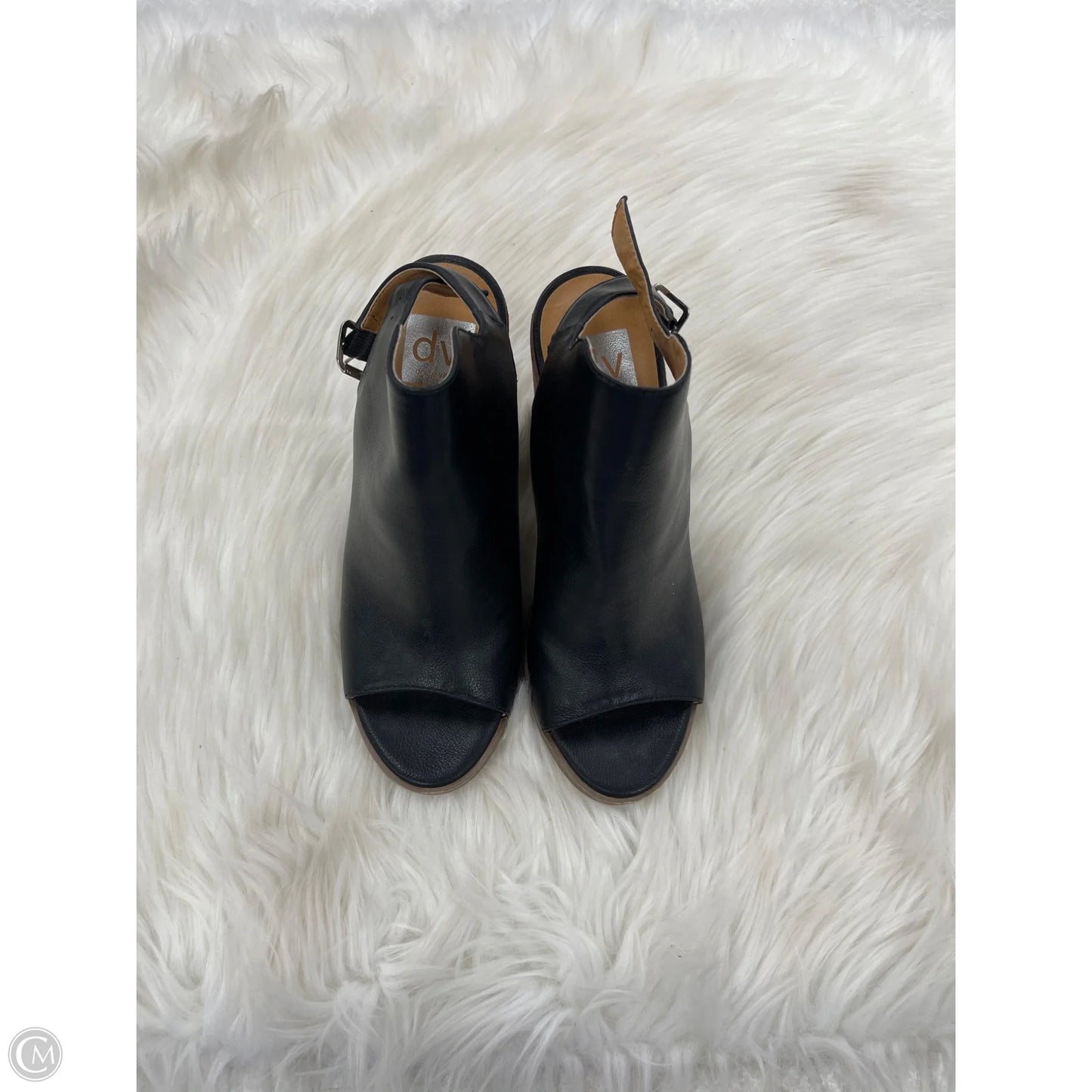 Sandals Heels Block By Dolce Vita In Black, Size: 7.5