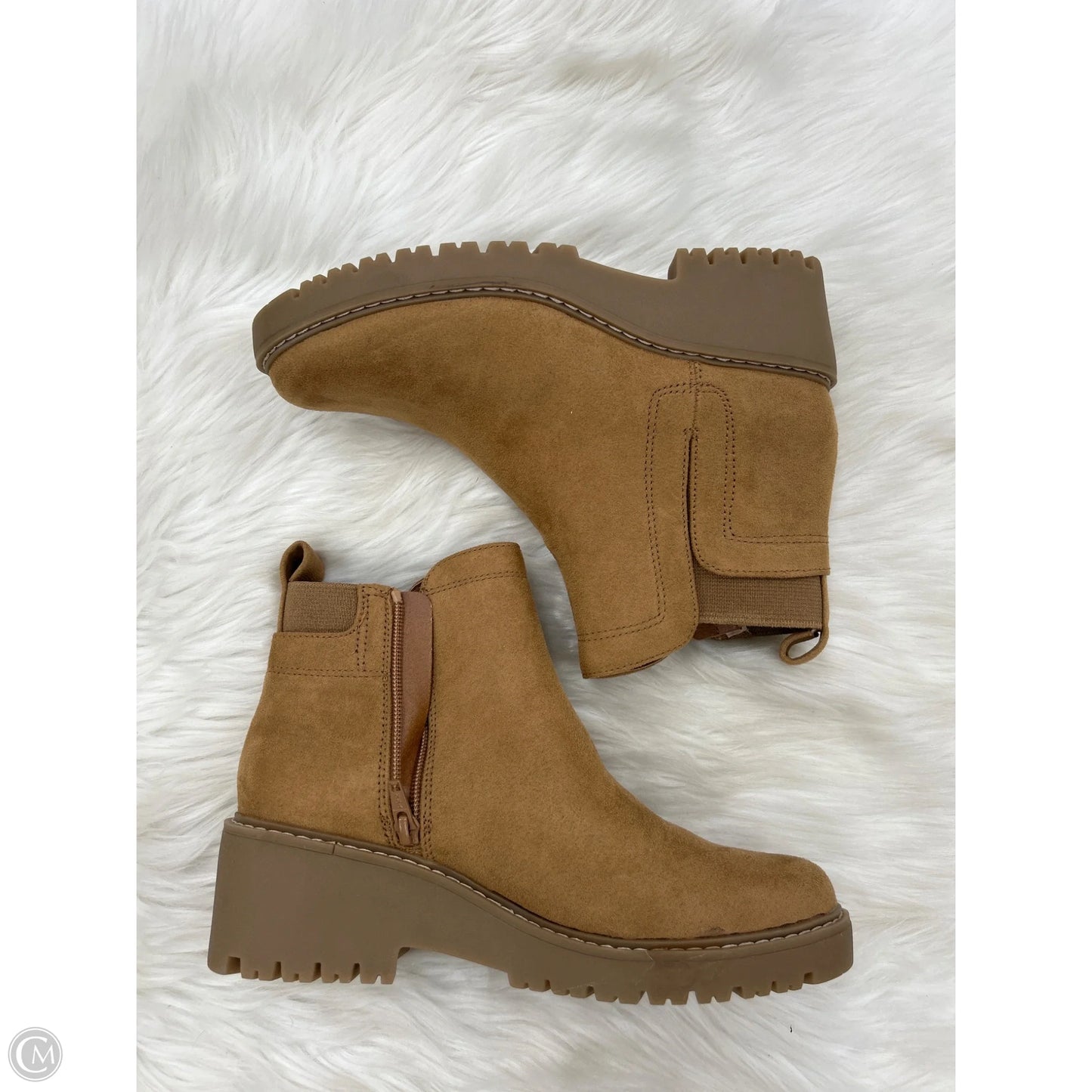 Boots Ankle Heels By White Mountain In Brown, Size: 8