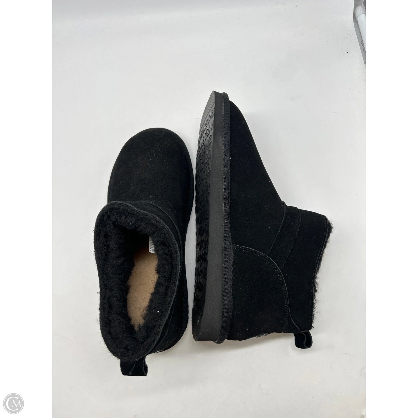 Boots Ankle Flats By Clothes Mentor In Black, Size: 9
