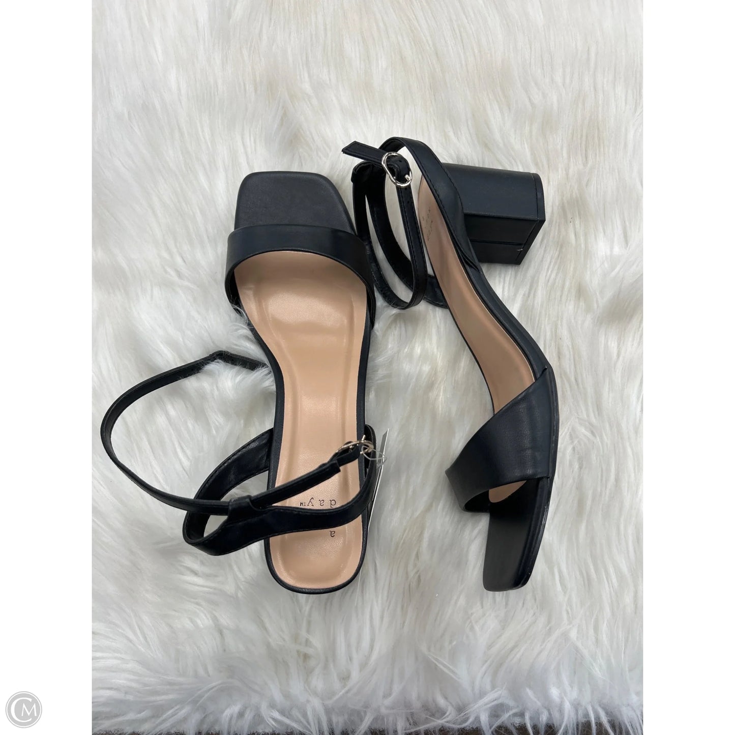Shoes Heels Block By A New Day In Black, Size: 11