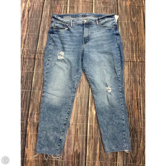 Jeans Straight By Old Navy In Blue, Size: 18