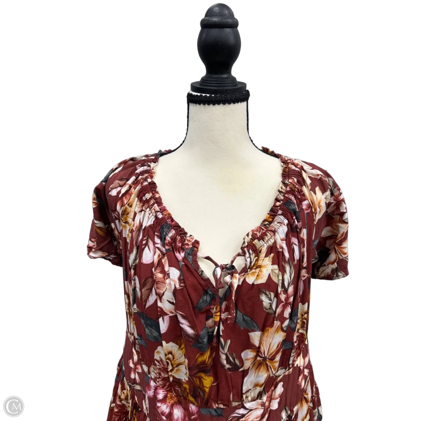 Dress Casual Maxi By Torrid In Orange, Size: 2x