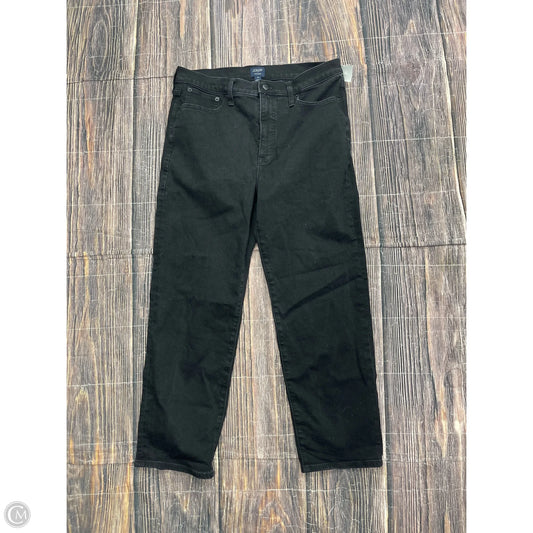 Jeans Straight By J. Crew In Black, Size: 12