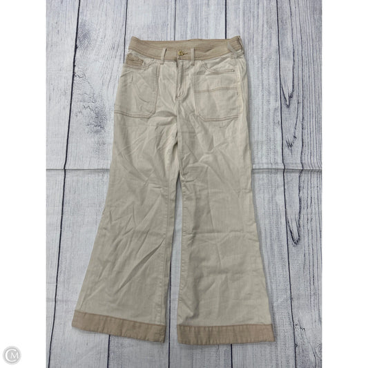 Jeans Flared By Chicos In Tan, Size: 12
