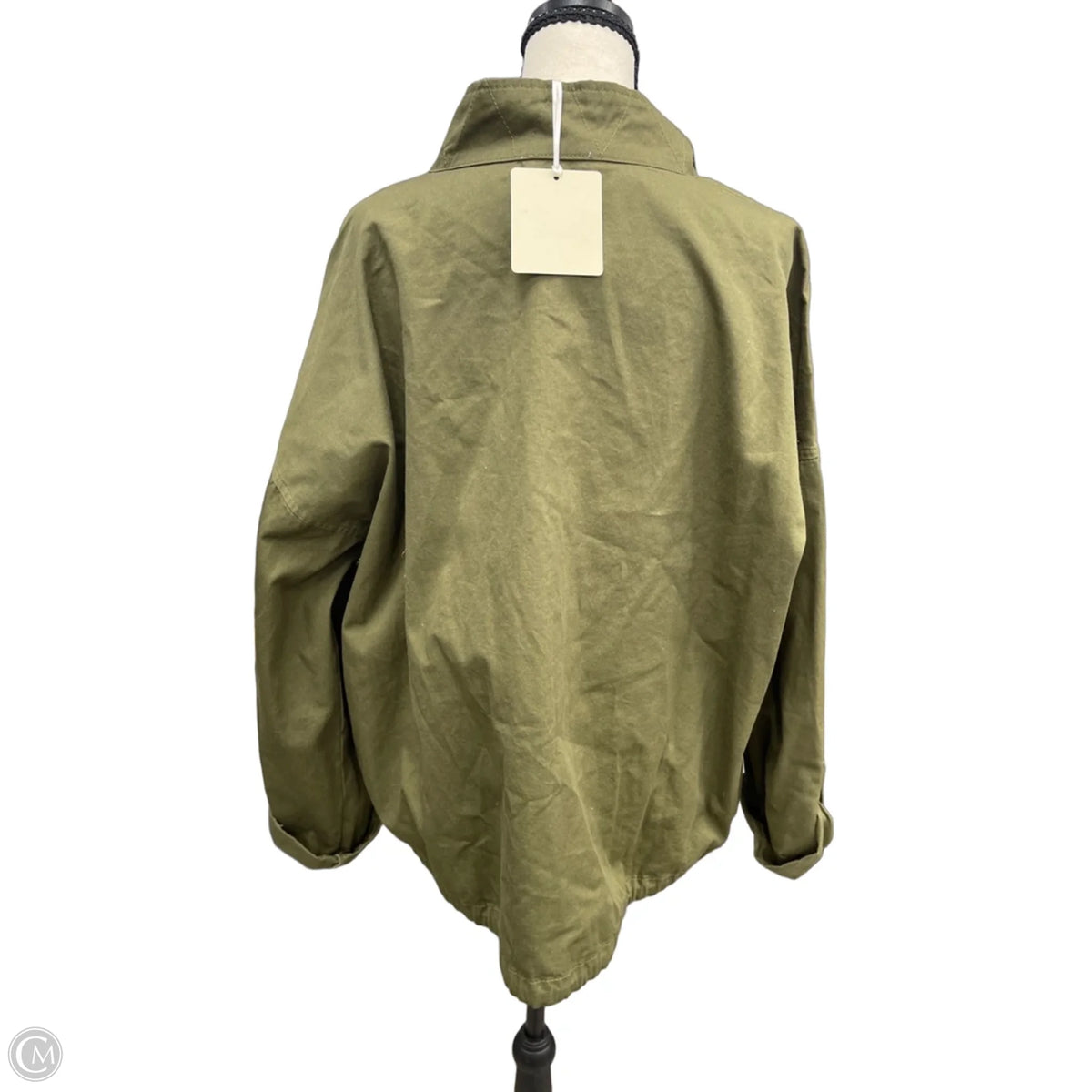 Jacket Utility By Blu Pepper In Green, Size: 2x