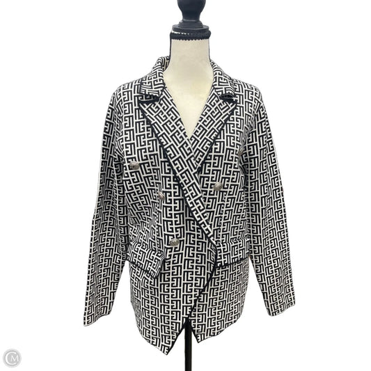 Blazer By Sioni In Geometric Pattern, Size: L