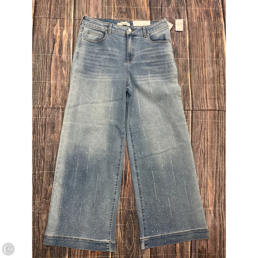 Jeans Flared By Cato In Blue, Size: 14